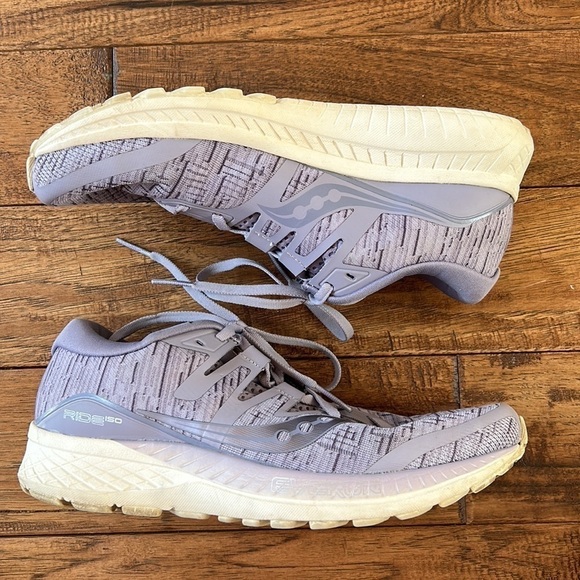 Saucony Women's Ride ISO Road Running Shoes Purple Size 8.5 - Picture 1 of 15